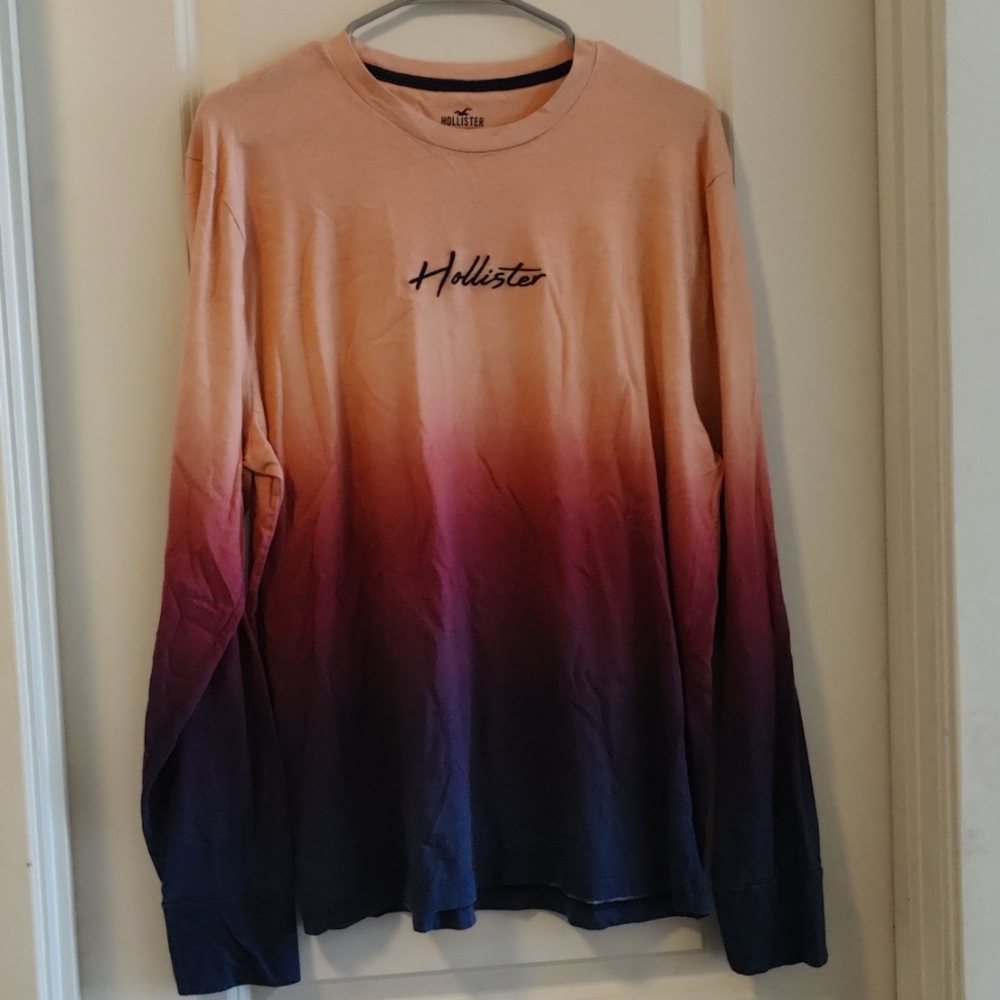 Embroidered Ombre Hollister Long Sleeve